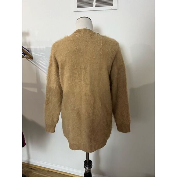 T Tahari oversized sweater cardigan eyelashes size S - Picture 3 of 10